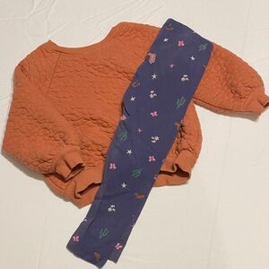 ⭐ 3 for $15 ⭐ - Old Navy Legging and Sweatshirt Set